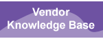 Find answers to common vendor questions by searchin our Vendor Knowledge Base